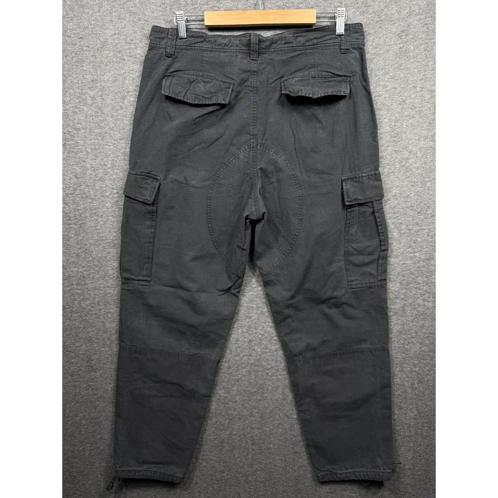 Drew House Pants Mens 34 Black Ripstop Cargo Pocket Utility Gorpcore Streetwear